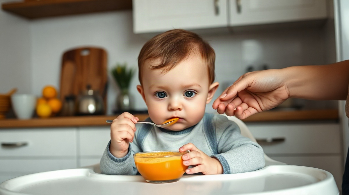 L’alimentation d’un bébé de 6 mois