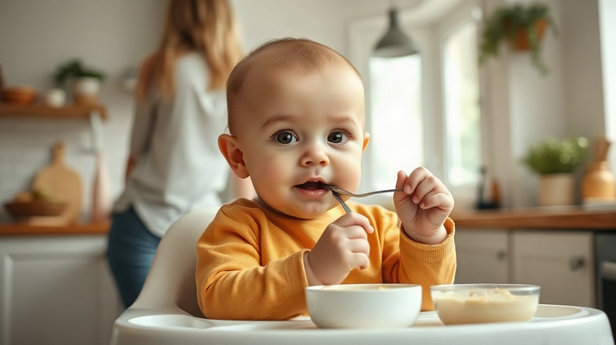 Les céréales pour bébé à 4